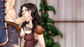 Lilith sucks off a sailor's big cock to get information