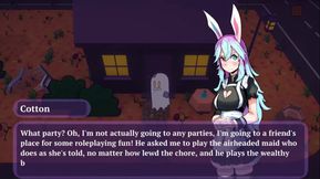 [Gameplay] Sex Or Treat [Halloween Hentai game PornPlay ] Ep.1 the bunny maid put ...