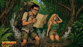 Jungle Cuckold. While the Husband Was Looking for the Trail Jungle, the Black Guy Was Fucking His White Wife