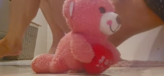 Sexynini83 - I dominate so badly Teddy bear and squirt in his mouth