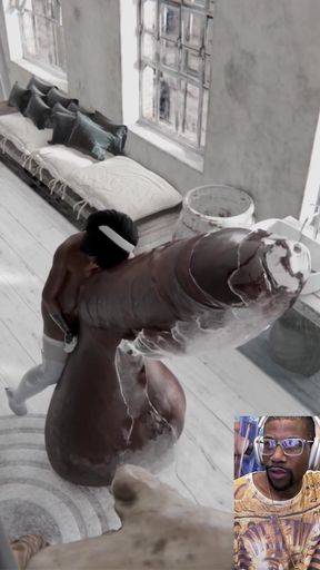 Transgender Kiriko Rides Cock, Ebony Trans 2b Cums Hard, Trans Kaine Jerks off &amp; Cums, Compilation