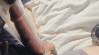 Penis Pumpin My Perfect Sized 7 1/2 inch Thick Cock, Big Balls an Extra.