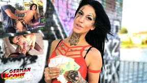 GERMAN SCOUT - TATTOO TEEN MINA TALK TO PUBLIC SEX CASTING