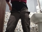 Pissing in public toilet, first time in 2021