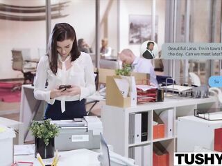 TUSHY Lana Rhoades 1st Double Penetration