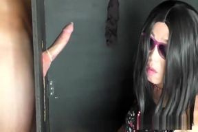 Sean fucks at the gloryhole