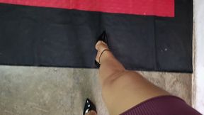 I crush everything about you wearing my stiletto heels (2)