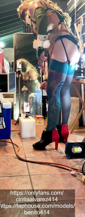 Shemale Cintia Dildo Stuffs Her Tight Ass Solo