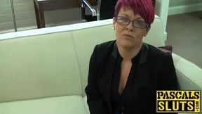 Fetish redhead Bree dominated rough before getting a facial