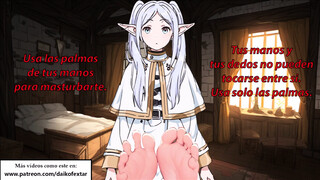 JOI hentai con los pies. ¿Cómo lo haría Frieren? ¿Y Fern? ¿Y Ubel?