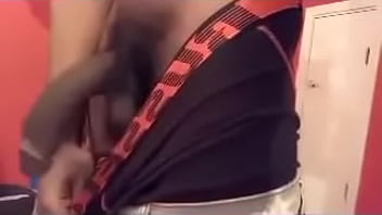 Big black sexy dick flash