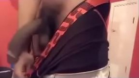 Big black sexy dick flash