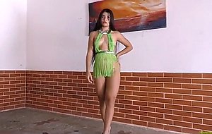 Nss 017 sofia green string thing nipslip