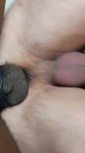 Hot Hairy Young White Hole Drenched in Cum