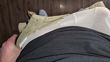 PhantomGentX Calvin Klein Unzip Tease! Muscular Daddy Rubs Bulge & Cums Big Cock