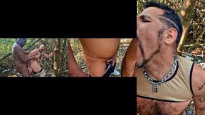 um dia de muita putaria no parque com varios caras
