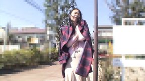 Japanese cutie gets turned on by sexy chat, ends up creampied