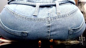 Shrunk Teens Crushed in Denim Jeans and Ass Stifled Ignorant