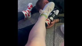 DOUBLE DOMME STINKY SOCK HUMILIATION