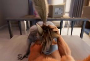 H0rs3 Locked And Yiffed Raw Big Dick Twink Gangbang