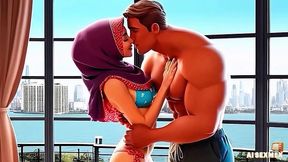 Fucking The Cleaning Hijab Woman At Home - Big Ass And Pussy Orgasm Cartoon Porn Ai Generated