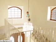 Girlsway Step-Mom Teaches Daughter Tribbing