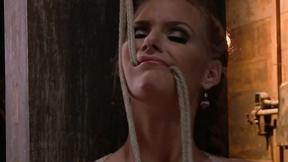 ”Rough ass fucking for bound blonde”