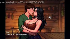 MILF's steamy hookup in anime dating sim