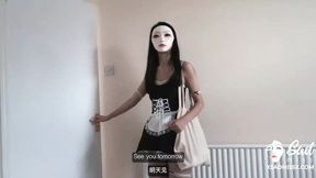 Sadmiss creampies his BF in the AM after a horny soiree - Nude Asian slut!