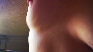 Torture my naked tits in barn