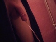 Twink boy loud pissing compilation at home