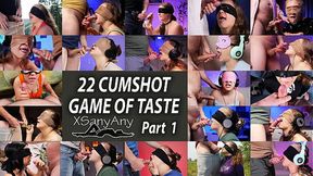 PART #1 GAME OF TASTE CUMPILATION . 22 pcs. CUM IN MOUNT &mdash;  SWALLOW and FACIAL COMPILATION of CUMSHOTS