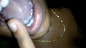 Indian Cum in Mouth and Nose While Slow Deepthroat and She Swallow It