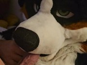 @LewdMindedLynx helps @AngryBarks through his rut week 🔥 cums inside 💦 and on his feet paws 🐾