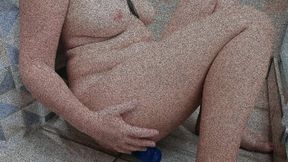 Strong orgasm in the shower