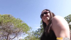 British benefits cheat takes gigantic cock in public