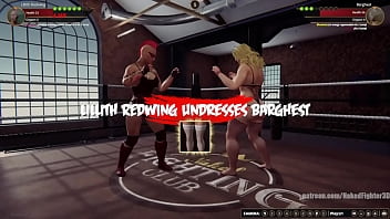 Lillith Redwing VS Barghest (Naked Fighter 3D)