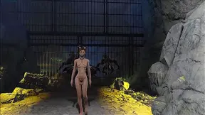 Sexy Brunette Anime Chick Dressed in Fallout 4 Fashion Seduces You