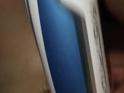 Sabrina fucking her baseball bat