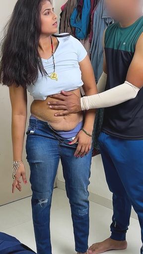 Due to the Sealed Pussy, the Ass-komal's Husband's Cleaning Woman.