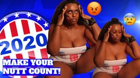2020 Election Day XXX SQUIRTING Reaction Video $$$ Imani Seduction