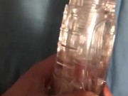 Filling My Fleshlight With Cum