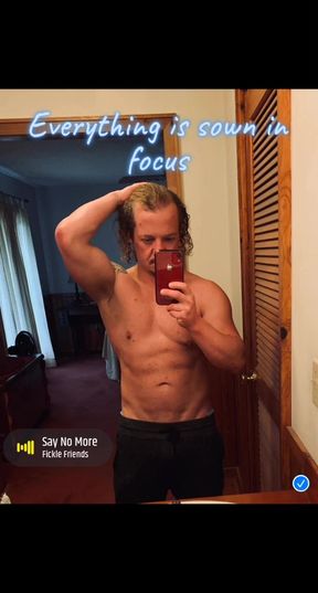 Lucky boy with no one to share his luck with. Fortunately the football team are watching