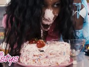 TWISTYS - Hot Lesbos Jenna Foxx & May Hashira Make A Mess In The Kitchen As They Rub Their Pussies