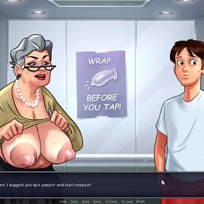 Summertime saga - Johannes got Jenny pregnant.