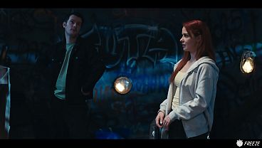 Hot redhead Slutted in bondage while time freezes