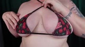 Big tits in a tiny Bikini top Tease MP4 720