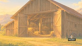 Cute tight little ass feels intense pleasure to be fucked, filled with hot cum by her stepdad in the barn