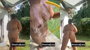 petite douche en nature. qui veux me rejoindre
