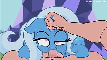 Mlp- Trixie sucks dick for bits